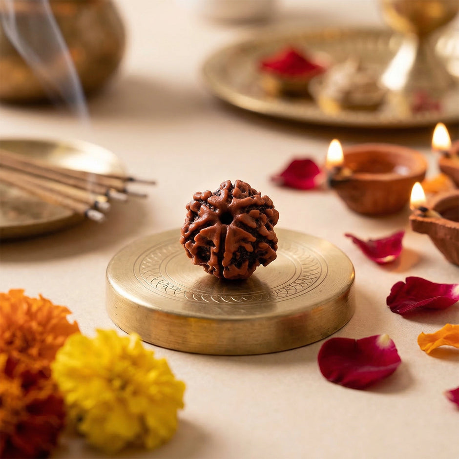Natural 6 Mukhi Nepali Rudraksha – Confidence & Communication