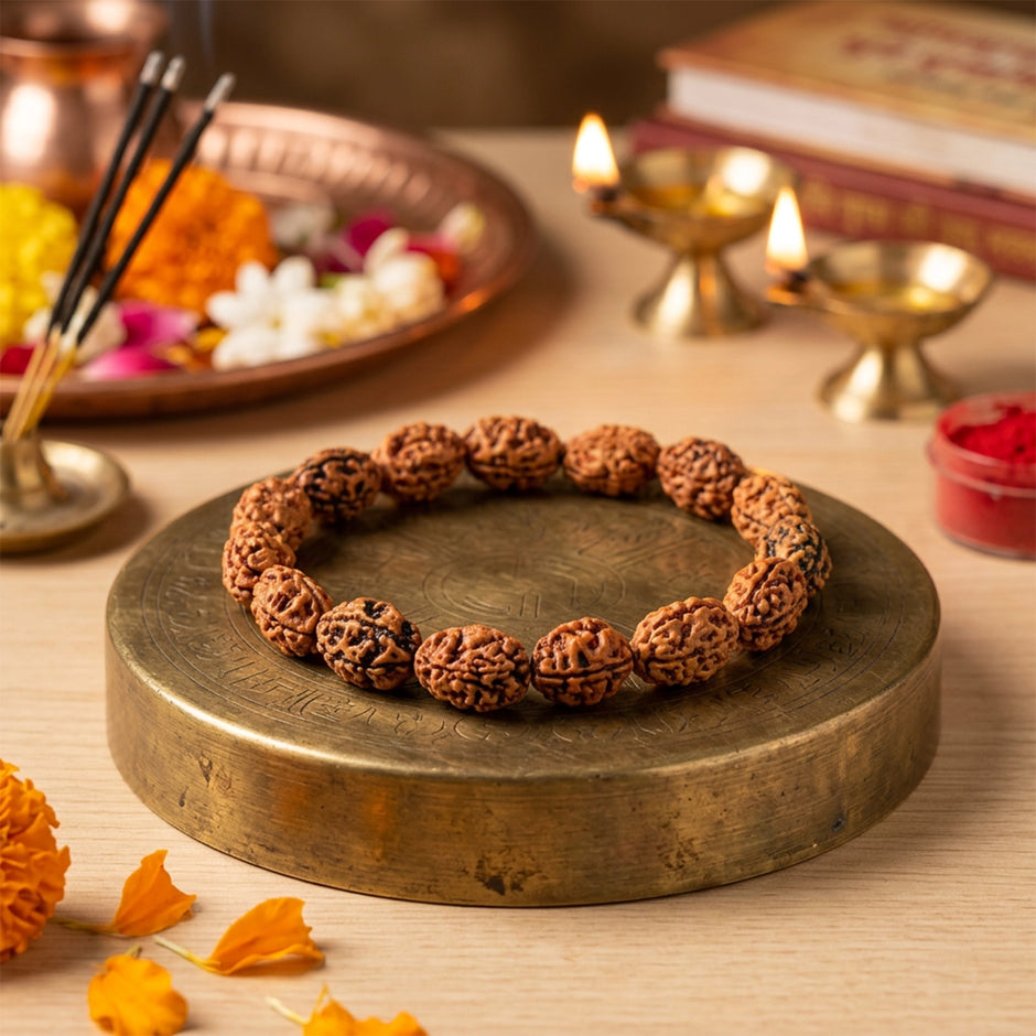 3 Mukhi Rudraksha Bracelet