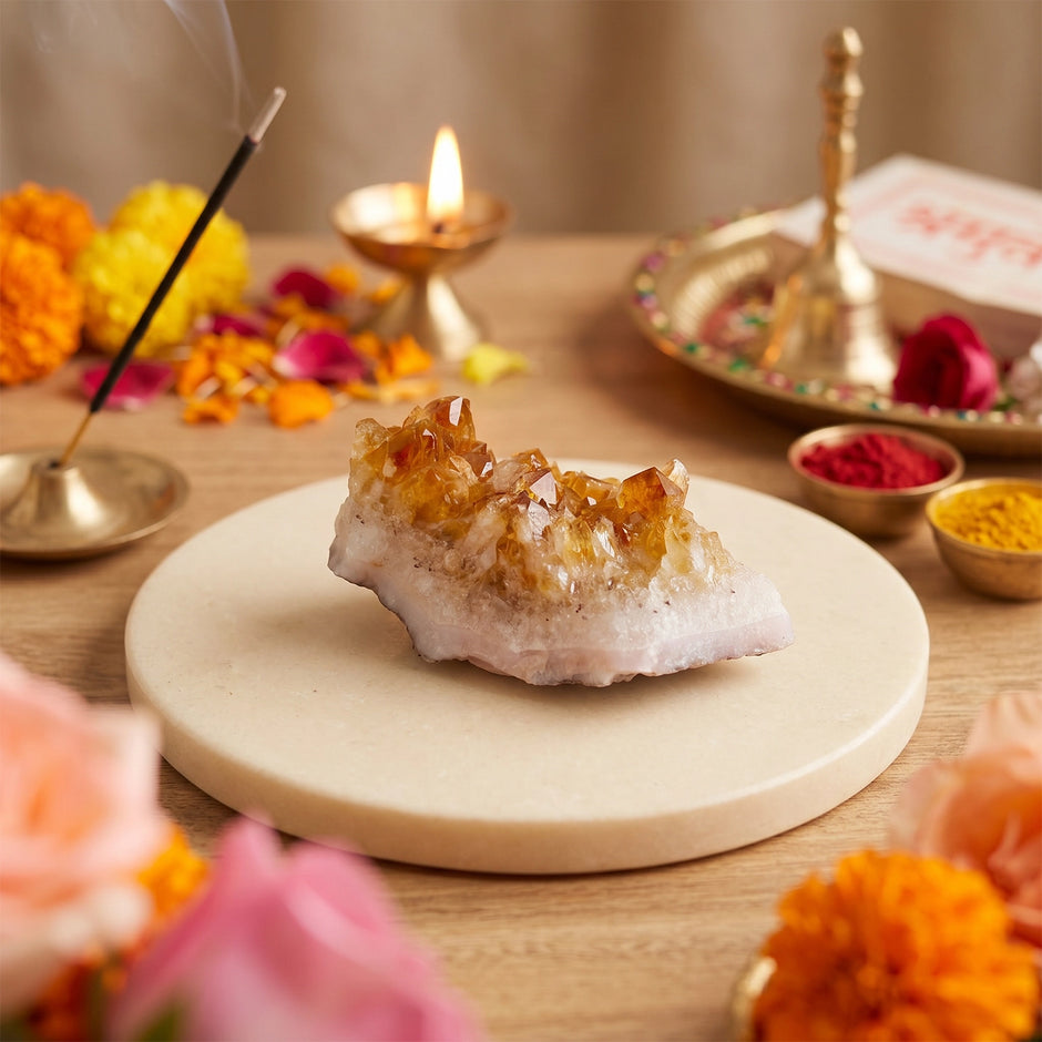 Natural Citrine Raw Crystal – Abundance & Positivity