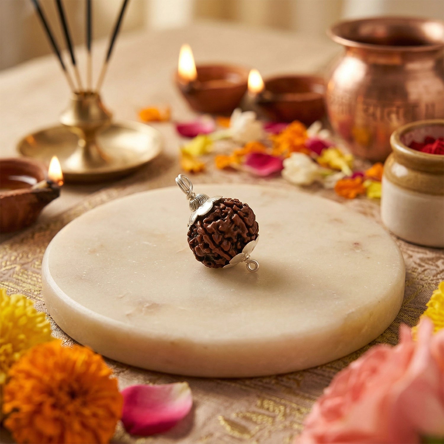 Natural 7 Mukhi Nepali Rudraksha – Wealth & Stability