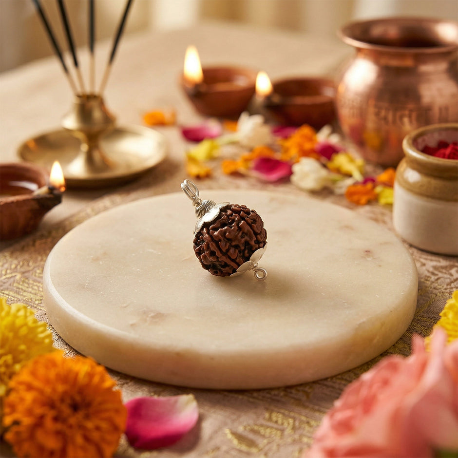 Natural 7 Mukhi Nepali Rudraksha – Wealth & Stability