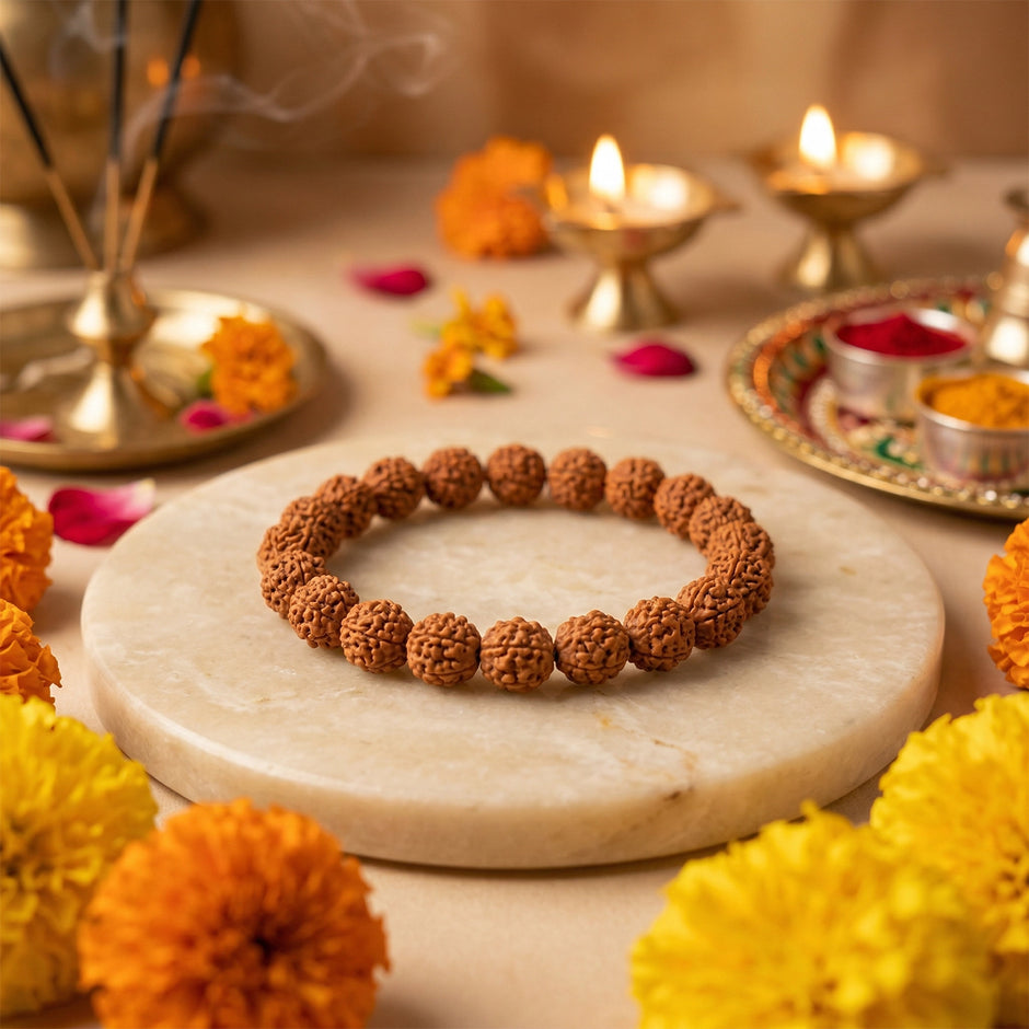 6 Mukhi Rudraksha Bracelet