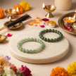 Natural Green Jade Bracelet – Abundance & Manifestation