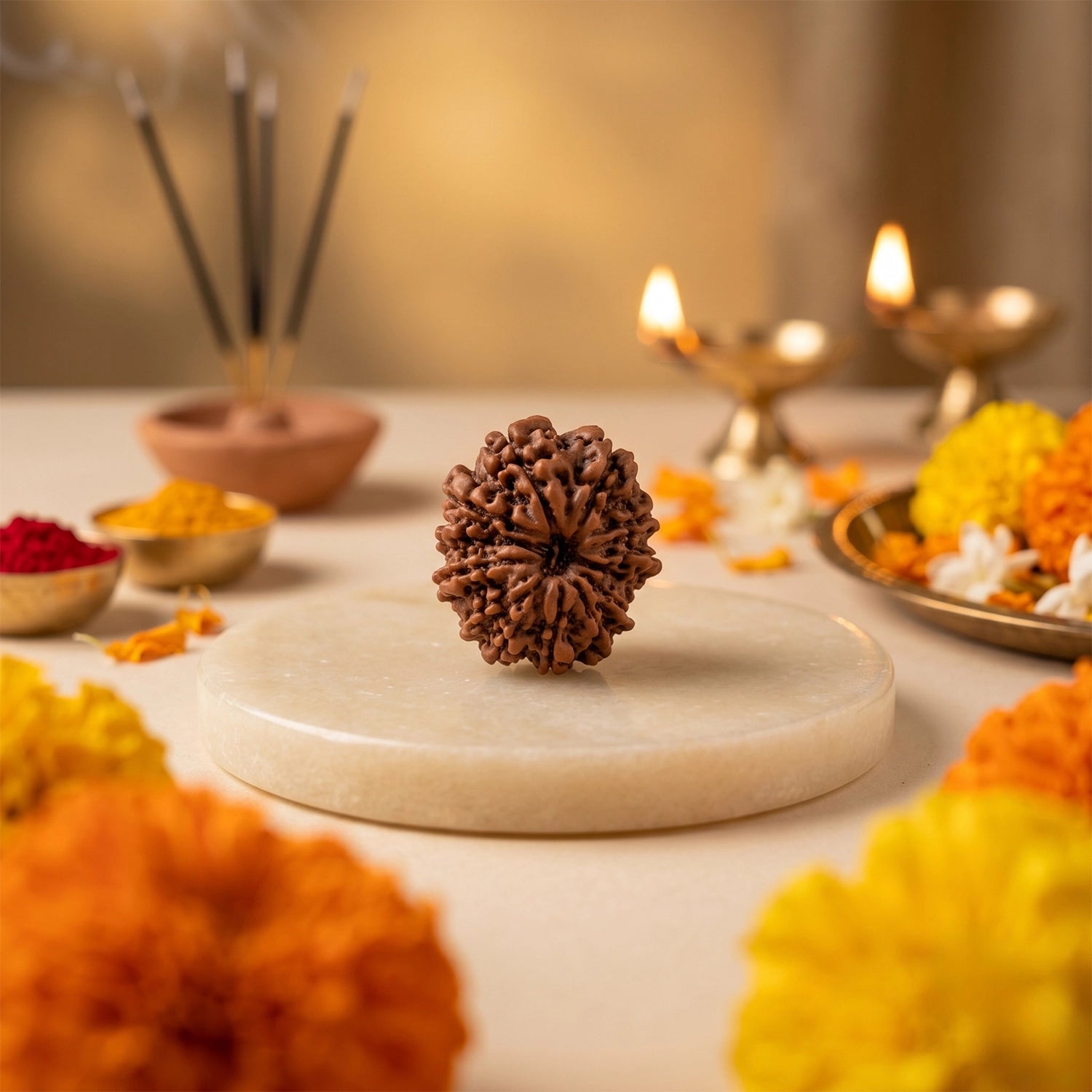 Natural 12 Mukhi Nepali Rudraksha – Surya's Leadership & Power