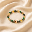 Natural Citrine, Green Aventurine & Pyrite Bracelet – Abundance Mix